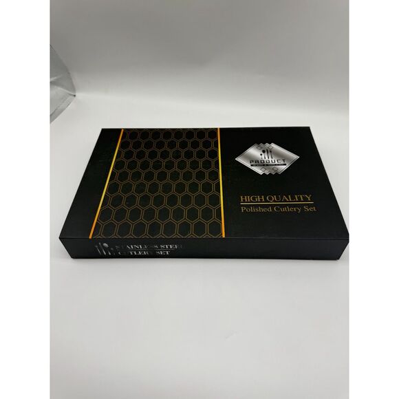 Silverware Flatware Cutlery Set, 24 Pieces Stainless Steel Cutlery Set - Picture 2 of 7